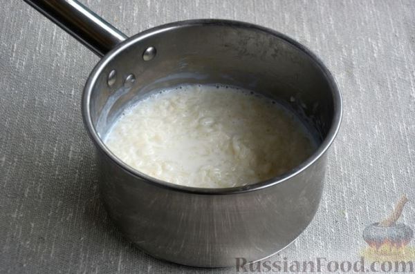 Рисовая каша с клубникой