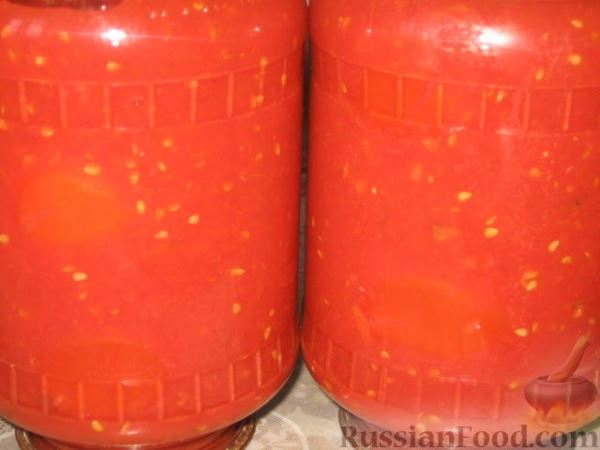 Томаты в томатном соке